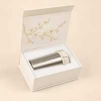 Scatola Regalo Magnetica a Forma di Libro con Inserto EVA Personalizzato, Stampa Interna a Caldo per Confezionamento di Thermos e Borracce