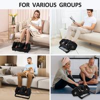 Elektrische Luftdruck heizung Shiatsu Vibration Knet massage Roller Fuß-und Bein massage gerät