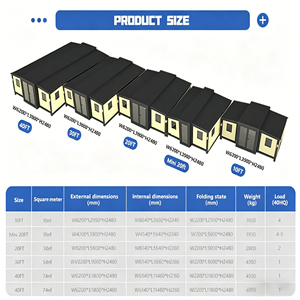 Maison conteneur préfabriquée portable avec balcon, 4 chambres, extensible, maisons modulaires - Product Image 2