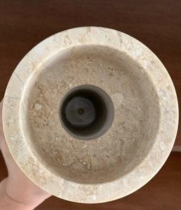 Stonekocc marca marmo pietra ornamenti <span class=keywords><strong>vasi</strong></span> in travertino composizione floreale contenitori decorazioni retrò minoranza testurizzata - Product Image 2