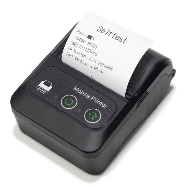 Hot Sell 58mm Mini Portable Blue-tooth USB Mobile Printer Small Wireless Handheld Thermal Receipt Printer