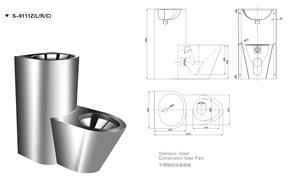 Wholesale Price Vandal Proof Prison <strong>Bidet</strong> <strong>Toilet</strong> Modern <strong>Combination</strong> Stainless Steel <strong>Toilet</strong> - Product Image 2