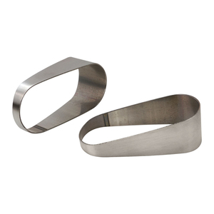 Cortes de escape horizontales ovalados personalizados de acero inoxidable 304 de 50 x 110 mm - Product Image 4