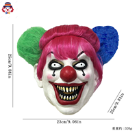 Personnalisable Full Half Face Drôle 3D Anime Caoutchouc Cosplay Masque Réaliste Matériel pour Halloween Party Couleurs Assorties Designs