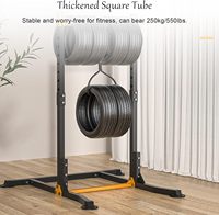 Barre de traction autoportante réglable, tube carré épaissi porteur de 250kg, équipement de musculation à domicile robuste