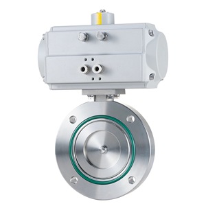 Vanne à vide haute pression à commande pneumatique de type ISO-F DN40-DN300 LY-GIQ, garantissant des performances optimales en applications sous vide. - Product Image 1