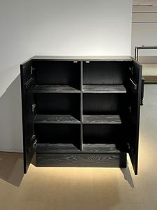 Aparador de Gran Capacidad de Estilo Moderno de Mediados de Siglo, Mueble de Almacenamiento Lateral de Madera Sólida para Sala de Estar - Product Image 5