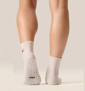 Customized Embroidered <b>Socks</b> with Anti-slip Design Thick and Warm Pilates Exercise <b>Socks</b> Comfortable and Durable - Product Image 2