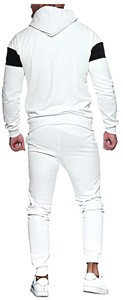 Survêtement de sport pour homme, personnalisé, 100% coton respirant, anti-UV, à capuche, pour l'automne/hiver, pour adultes, jogging, gym - Product Image 4
