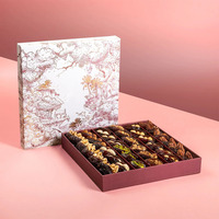 Emballage en carton de haute qualité OEM/ODM Boîte cadeau pour chocolat aux dattes rouges