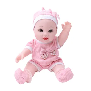 Tusalmo Factory wholesale children gift silicone reborn baby dolls molds full silicone reborn baby doll with black hair