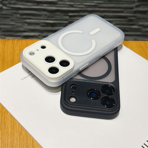Coque de téléphone magnétique mate avec découpe précise pour l'appareil photo, antichoc, anti-traces de doigts, compatible avec la recharge sans fil pour iPhone 17 18 Pro Max 18 - Product Image 4