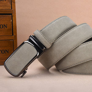 Cinturón de Cuero Sintético con Hebilla Automática, Cinturón de Cuero PU con Trinquete - Product Image 3