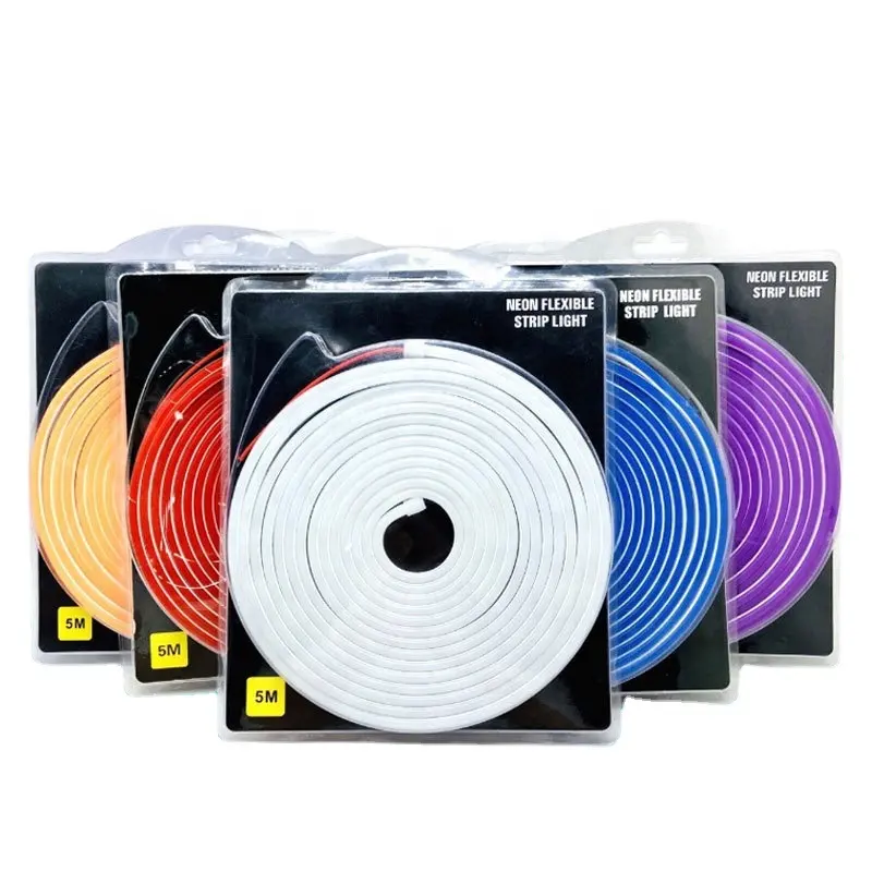 Tcwin силиконовые гибкие неоновые светодиодные полосы света 12 В меняющий цвет RGB светодиодный неоновый Световой знак Pro Max