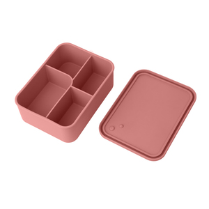 Eco-Friendly BPA-Free Leak-Proof Silicone Bento Lunch Box Food Grade Container for Kids <b>Lunchboxes</b> - Product Image 3
