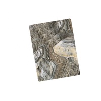 Panneaux muraux de douche en faux marbre imperméables Laminas De Pvc Tipo Marmol Feuille de marbre en plastique PVC 3mm