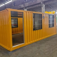 Casa Contenedor Modular Desmontable de 20 pies/40 pies con Certificación CE, Color Personalizado, para Uso Residencial, Comercial o Escolar