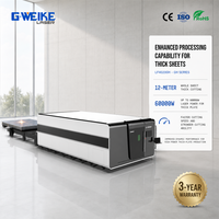 Machine de découpe laser à fibre pour tôle en acier au carbone à spectre complet LF8025GH 8000x2500mm