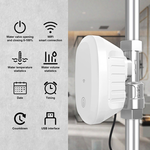 Vanne <span class=keywords><strong>d</strong></span>'<span class=keywords><strong>eau</strong></span> intelligente à commande WiFi Tuya, blanche, économie <span class=keywords><strong>d</strong></span>'énergie, régulation <span class=keywords><strong>de</strong></span> la température, mélange intelligente - Product Image 2