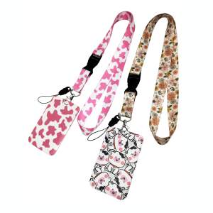 新しいポリエステル熱伝達ストラップカードスリーブ証明書キー携帯電話ストラップ付きABS 50カスタマイズされたMEGA CN;GUA - Product Image 2