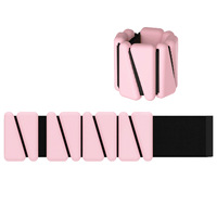 Poids de poignet et de cheville en silicone personnalisables avec logo, réglables, pour bras et jambes, avec bracelet et bande avec logo, vente en gros
