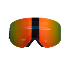 Proveedor Oem Odm Anti niebla Uv400 Snowboard Googles Gafas de esquí magnéticas Lentes Seguridad Gafas de nieve al aire libre