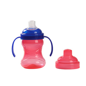 Tazza per l'acqua PP Duckbill per bambini di età superiore a <span class=keywords><strong>6</strong></span> <span class=keywords><strong>mesi</strong></span>, con doppio manico antiscivolo, facile da tenere, tazza da allenamento da 270 ml, tipo zucca a calibro largo - Product Image 6