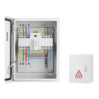 Boîtier de distribution d'énergie personnalisé, fournitures électriques 380V 4P, minuterie, compteur, coffret électrique ATS, tableau de distribution ATS