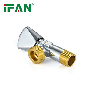 Valvola angolare in ottone IFAN di alta qualità valvola ad angolo aperta lenta da 1/<span class=keywords><strong>2</strong></span> pollici per valvola ad angolo wc da bagno - Product Image 4
