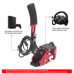 <span class=keywords><strong>Frein</strong></span> à <span class=keywords><strong>main</strong></span> USB Sim universel pour jeux de course sur PC, <span class=keywords><strong>frein</strong></span> à <span class=keywords><strong>main</strong></span> pour <span class=keywords><strong>PS4</strong></span>/PS5, pièces de <span class=keywords><strong>frein</strong></span> automatique Logitech G29 - Product Image 2