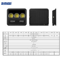 Projecteur LED Extérieur Étanche IP65 en Aluminium Moulé Sous Pression pour Jardin et Cour, 50W 100W 150W 200W 300W 400W, Vente en Gros Usine