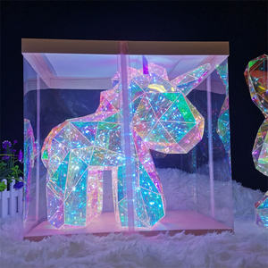 Navidad Día <span class=keywords><strong>de</strong></span> San Valentín Regalo Oso <span class=keywords><strong>de</strong></span> peluche decoraciones colorida luz <span class=keywords><strong>de</strong></span> noche Forma <span class=keywords><strong>de</strong></span> <span class=keywords><strong>unicornio</strong></span> LED Mesa lámpara <span class=keywords><strong>de</strong></span> noche iluminada - Product Image 5