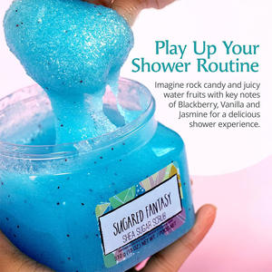 Shea สครับขัดผิวขัดผิวกายขจัดผิวแห้งที่ตายแล้วไวท์เทนนิ่งสครับสำหรับการดูแลร่างกายที่มีความชุ่มชื้นอย่างนุ่มนวล - Product Image 2