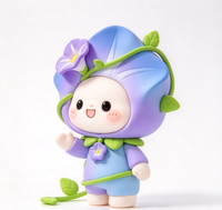 Figurine de collection OEM personnalisée en PVC et ABS, série Blind Box, personnage mignon Morning Glory, jouet artistique en vinyle, création sur mesure en usine