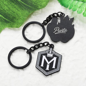 Porte-clés personnalisé plaqué en alliage de Zinc métal émail dessin animé Anime 2D Logo porte-clés personnalisé pour cadeau - Product Image 3