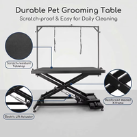 AP-808P Elektrischer Hundepflegetisch mit Lift und Pflegearm Elektrischer Tierpflegetisch Hundetisch für Pflegesalon