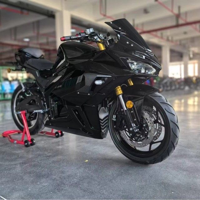 New Sport E- Motorcycle High Performance 3000W Fast Racing Superbike Dual Disc Brake Street Legal Electric Sports Bike