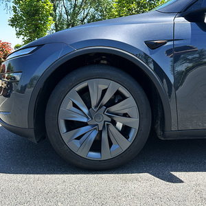 Cache-roue de voiture pour Tesla Model Y 2025 Juniper, 19 pouces, noir, protection de jante complète automobile - Product Image 2