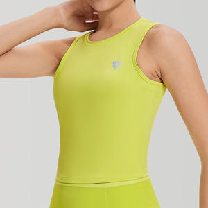 Débardeur de sport pour <span class=keywords><strong>femme</strong></span>, respirant, à séchage rapide, léger, en nylon/spandex uni - Product Image 6