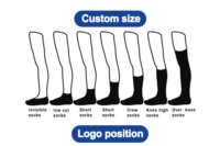 Chaussettes de créateur de haute qualité avec logo personnalisé Chaussettes en coton taille unisexe pour hommes Chaussettes de sport personnalisées pour le cyclisme et la randonnée