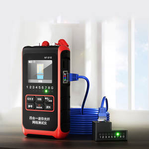 Многофункциональный оптический измеритель мощности 4-в-1: высокоточный тестер сетевого кабеля, красный лазерный указатель, автоматическая калибровка шести длин волн - Product Image 2