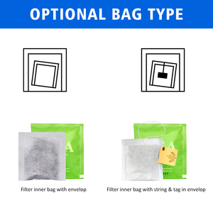 Bên trong và bên ngoài túi trà Máy làm tam giác túi trà xanh máy đóng gói - Product Image 3