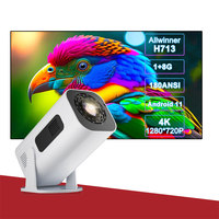 XP330 proyektor bioskop rumah android cerdas, proyektor 720P dengan wifi youtube netflin-x 180 ANSI putih proyektor H713 chipset