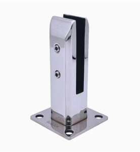 热销不锈钢方顶安装玻璃龙头玻璃泳池围栏玻璃扶手栏杆 - Product Image 4