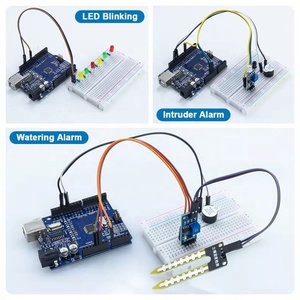 Kit de Iniciación para Principiantes con Placa de Desarrollo UNO R3, Kit de Aprendizaje Fácil con Protoboard de 400 Agujeros y Paquete de Componentes - Product Image 3