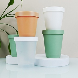 Échantillon gratuit, petit MOQ, pot à glace en plastique PP personnalisé avec couvercle et insert - Product Image 6