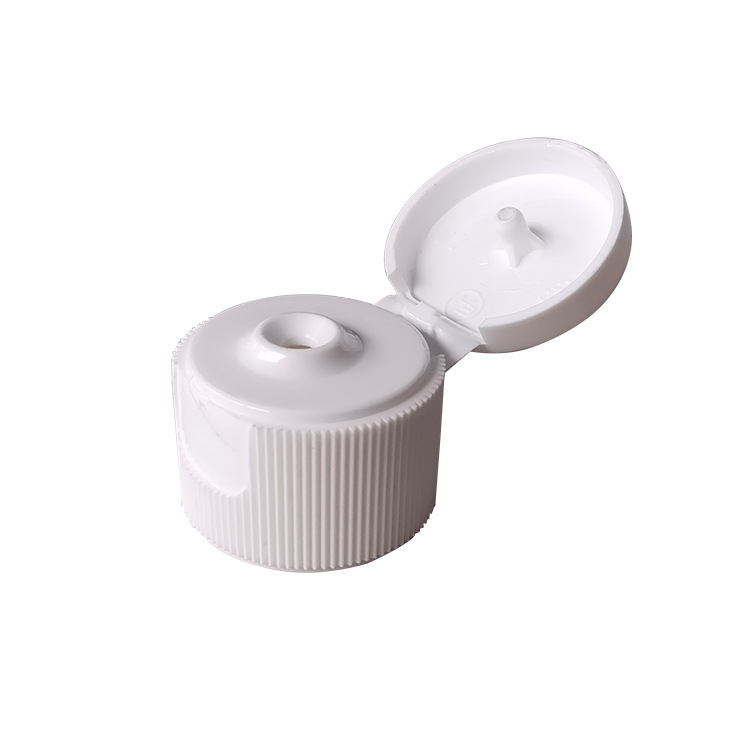 20mm 28mm 24mm blanco negro de plástico transparente tornillo tapa flip top