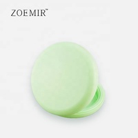 59mm Compact Poudre Cas Vert Mat Emballage Rond Vide Surligneur Compact Fard À Paupières Emballage