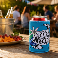 Porte-canettes isotherme personnalisé en néoprène, imprimé par sublimation, pour cadeaux promotionnels