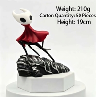Figur Hollow Knight 7-25cm, Patung Ksatria dengan Alas, PVC Berkualitas Tinggi, Model dalam Kotak, Ornamen Meja, Mainan Koleksi